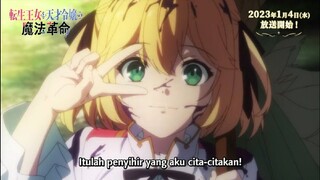 Tensei Oujo to Tensai Reijou no Mahou Kakumei episode 1 Sub indo