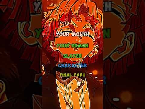 Your Month Your Demon Slayer Character Final Part