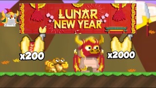 OPENING TONS OF FORTUNE COOKIES AND LUCKY FORTUNE COOKIES | LUNAR NEW YEAR | GROWTOPIA