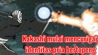 Kakashi mulai mencurigai identitas pria bertopeng