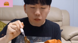 Mukbang thịt hộp với tương đen #anngon