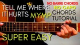 MYMP - TELL ME WHERE IT HURTS CHORDS (EASY GUITAR TUTORIAL) COMPLTE w/ SOLO