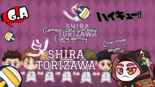 GAMBAR SATU TIM ANAK ELANG, SHIRATORIZAWA 🦅 (CHIBI MODE)