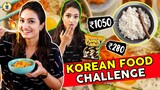 Eating Korean Food First Time🤯🍝  | Korean Food Challenge🍜  | Vaishnavi R B