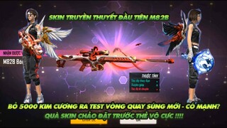 FREE FIRE | BỎ 5000 KIM CƯƠNG TESTVÒNG QUAY SÚNG MỚI XEM CÓ NGON KHÔNG - QUÀ ĐẶT TRƯỚC THẺ VÔ CỰC!