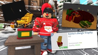 NEW BLOXBURG SECRET SANTA SLEIGH TROPHY UPDATE...