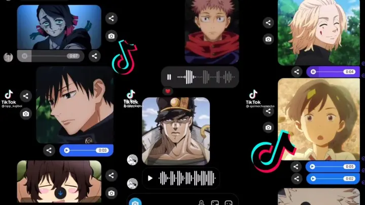 Anime Voice Impressions 💕💯 | Best of Anime | Tiktok Anime Voice