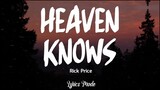 HEAVEN KNOWS - Ruth Anna Cover (Lyrics) ♫
