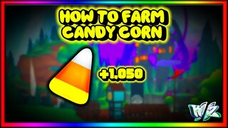 *HOW TO FARM CANDY CORN IN WORLD ZERO* (ROBLOX)