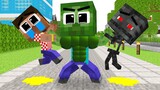 Monster School: Grandfather and Baby Zombie Become Super Strong - Sad Story - Minecraft Animation
