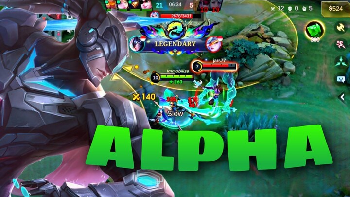 BUILD TOP PLAYER ALPHA SAVAGE GAMEPLAY 😱