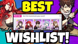 *UPDATED* BEST RATE UP WISHLIST!!! [Tower of God: New World]