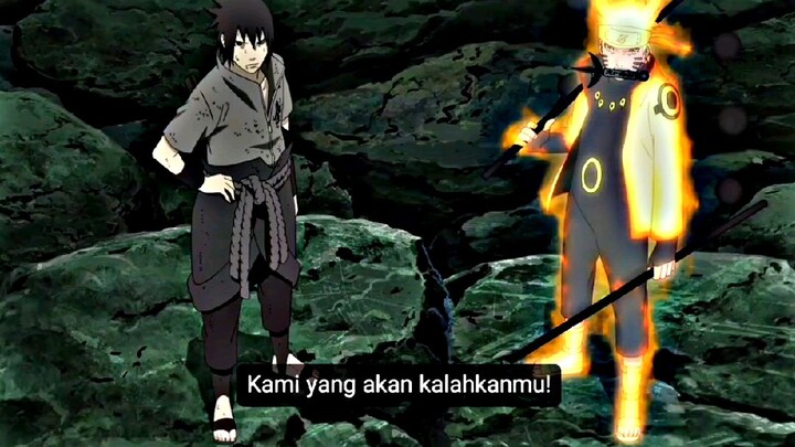 Momen Naruto dan Sasuke Mendapatkan Kekuatan rekudou (Naruto The Last Shinobi)