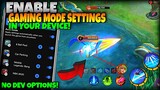 How to Enable Gaming Mode in your Device? For Smooth Gaming Experience! (No Developer Options)