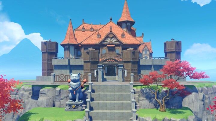 [Genshin Impact Dust Song Pot] Disney's Castle dalam Pelarian