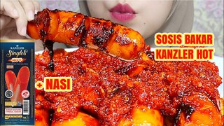 LEZAT! ASMR SOSIS KANZLER HOT BAKAR SAMBAL BAWANG PEDAS | Asmr Indonesia