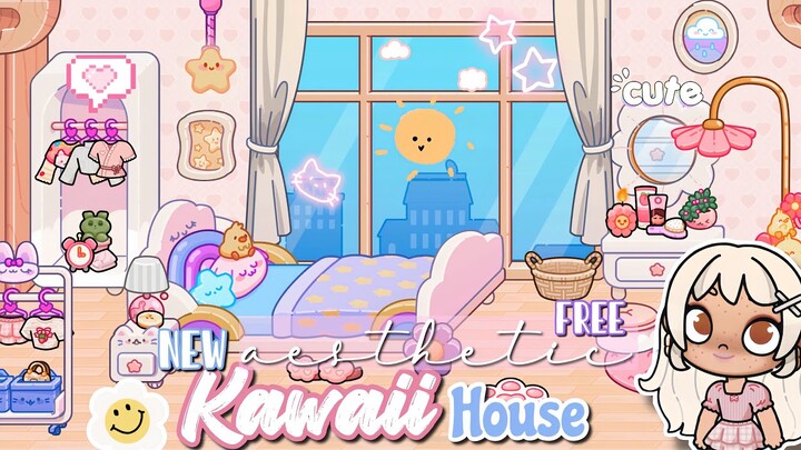 NEW KAWAII HOUSE MAKER Design✨AVATAR WORLD House Ideas💕NEW FREE UPDATE [House Design] | Makeover