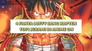 4 FAKTA LUFFY SANG KAPTEN TOPI JERAMI ( MONKEY D.LUFFY )