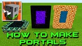 HOW to Make a Portal to NETHER, HEAVEN and END in Craftsman: Building Craft