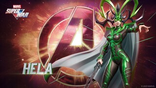 [NEW HERO] HELA GAMEPLAY/BUILD | MARVEL SUPER WAR