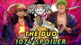 One Piece Chapter 1074: Naka Abang na si Luffy at Zoro. Matinding Laban to.