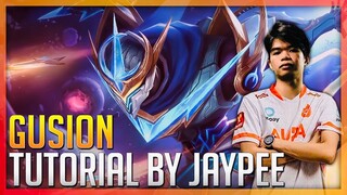 GUSION MID LANE TUTORIAL BY JAYPEE.