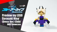 Preview my LEGO Blue Archive Hina (Dress Ver.) Chibi | Somchai Ud