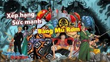 Xếp hạng Sức mạnh băng Mũ Rơm! Ai là đồng đội mạnh nhất của Luffy?