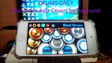 Bon Jovi - I ll Be There For You DRUMS ONLY (Real Drum App Covers by Raymund)