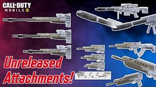 *NEW LEAKS* MORE CUT & UNRELEASED ATTACHMENT'S seen in in-game files | COD MOBILE