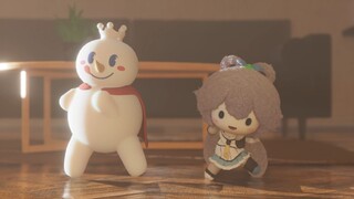 [Luo Tianyi Snow King MMD] rất phấn khích và nhìn thấy hai cô nàng dễ thương trong phòng khách của t