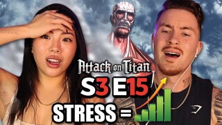 We Are Not Ready... | Attack on Titan Reaction S3 Ep 15