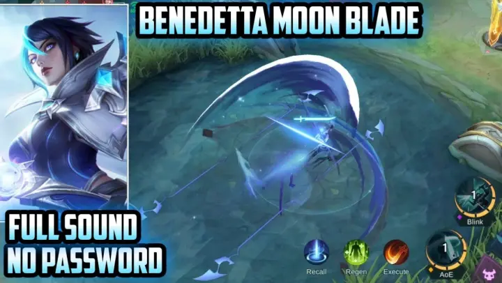 Script Skin Benedetta Special Moon Blade Full Effects & Sound No Password - Mobile Legends