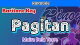 Pagitan by Moira Dela Torre (Karaoke : Baritone Key)