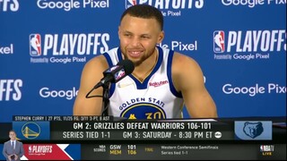 Steph Curry 'dead inside' on Gary Payton injury and Game 2 Warriors lose to Grizzlies Playoffs