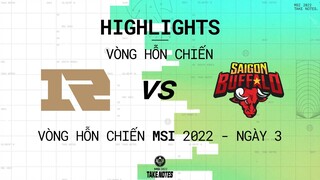 RNG vs SGB | Highlights | Ngày 3 - Vòng Hỗn Chiến MSI 2022