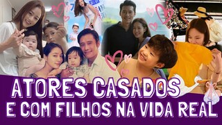 ATORES COREANOS que são PAIS e Seus DORAMAS | CASAMENTO na VIDA REAL dos Atores