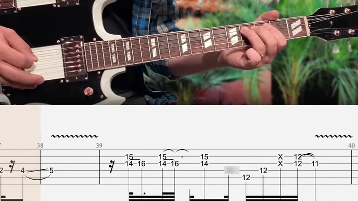 Guitar score covers the Eagles' "Hotel California", a gift for rockers!