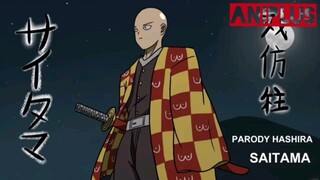 if saitama was in the demonslayer😂😂