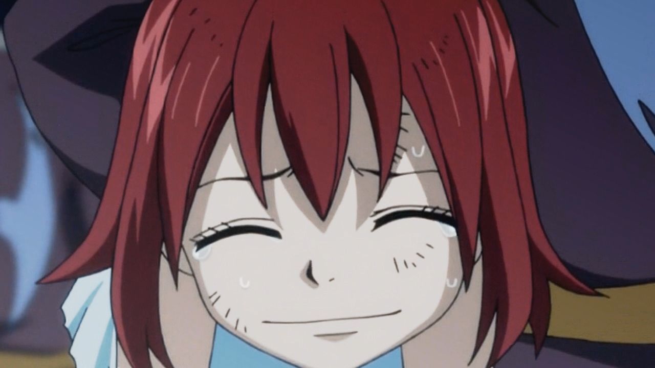 erza crying both eyes