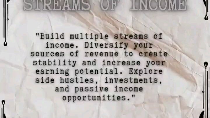 Build Multiple Streams of Income