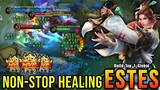 Nonstop Healing!! Estes Maximum Cooldown Reduction 100% Annoying - Build Top 1 Global Estes ~ MLBB