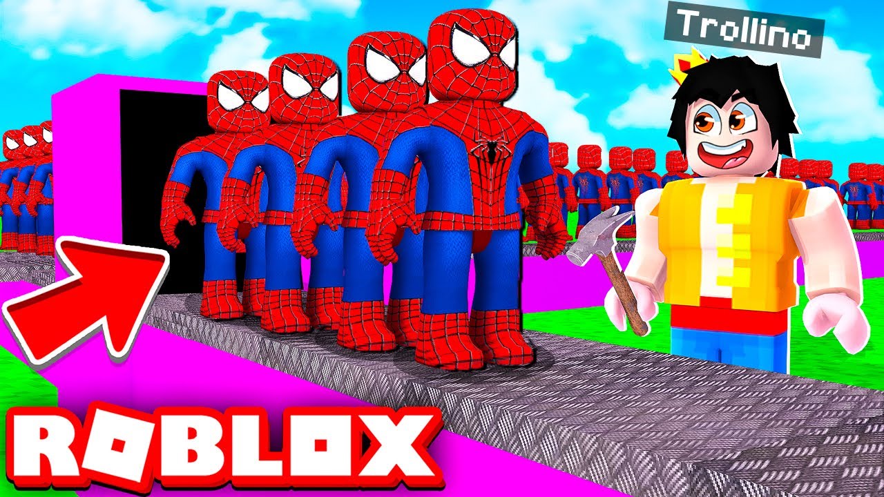 Roblox - HOMEM ARANHA VS HOMEM DE FERRO !! (Roblox Super Hero