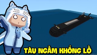 TÀU NGẦM SIÊU TO KHỔNG LỒ TRONG MINI WORLD: MEOWPEO THỬ THÁCH MỘT NGÀY LÀM THỦY THỦ