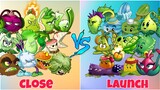 PVZ2 Team Close vs Team Launch | Which Plants Team is the best - Plants vs zombies 2 - PVZ2 MK