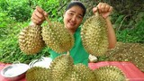 Yummy Cooking  Durian with sticky rice  recipe & My Cooking skill