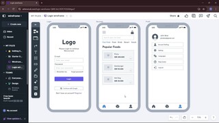 Wireframe aplikasi mobile
