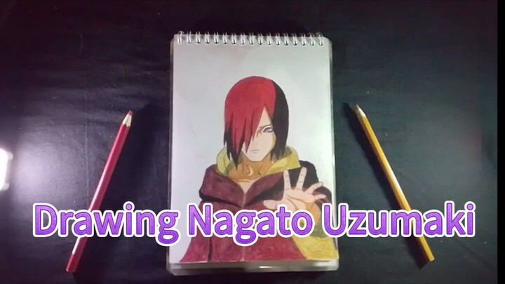 drawing Nagato Uzumaki