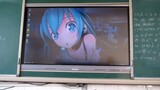 [Computer]Changing school's computer wallpaper into Miku