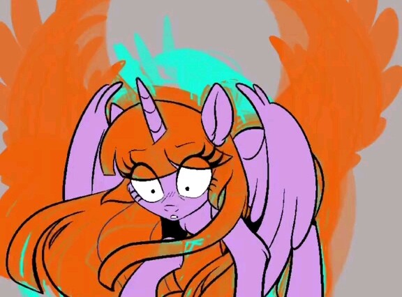 My Little Blight Canterlot Explosion Author Painting Process Easter Egg Pt.2